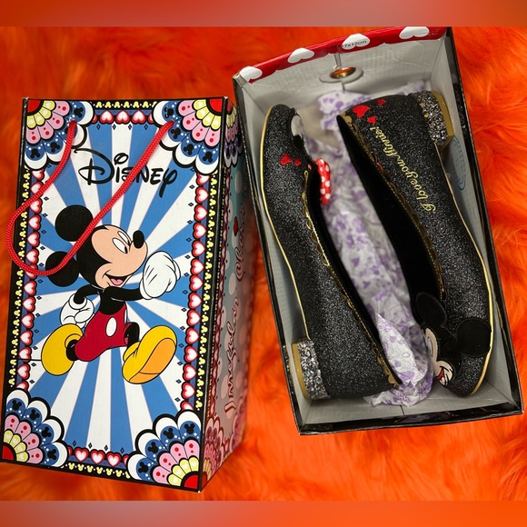 Irregular Choice Disney Mickey and Minnie Flats size 41 - Picture 5 of 14